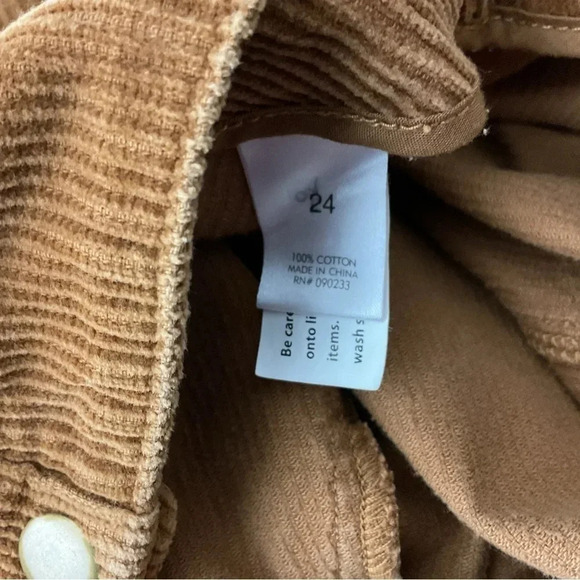 Kendall + Kylie Corduroy Snap Button Front‎ Mini Skirt Size 24 - Picture 3 of 5